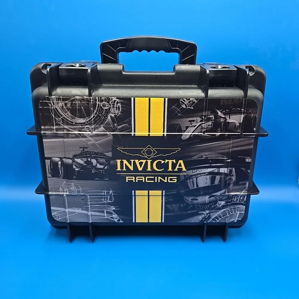 Invicta 8-Slot Dive Impact Watch Case, Racing Team, SKC Black (DC8RT-SKCBLK)